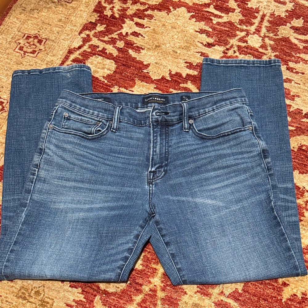 Lucky Brand 221 Straight 33x30 Men's Blue Jeans